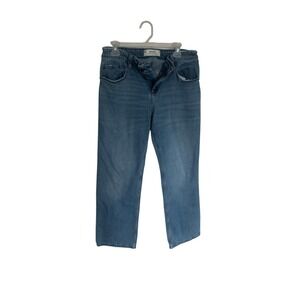 Hollister Low Rise Relaxed Straight Jeans W30 Light Wash Denim Women's